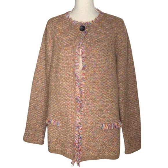 Gio & Gio Wool Mohair Blend Cardigan - Picture 2 of 6